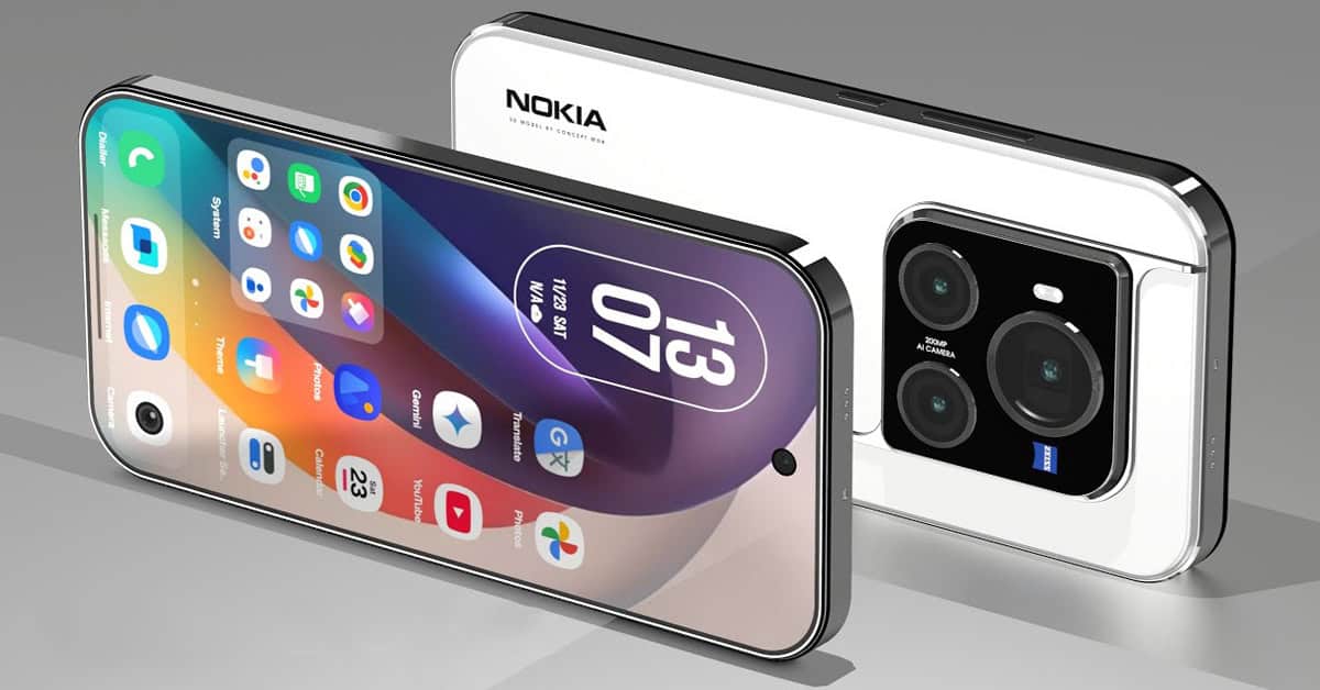 Especificaciones del Nokia Porsche Mini 2025: ¡Cámaras de 200 MP y batería de 10 200 mAh!