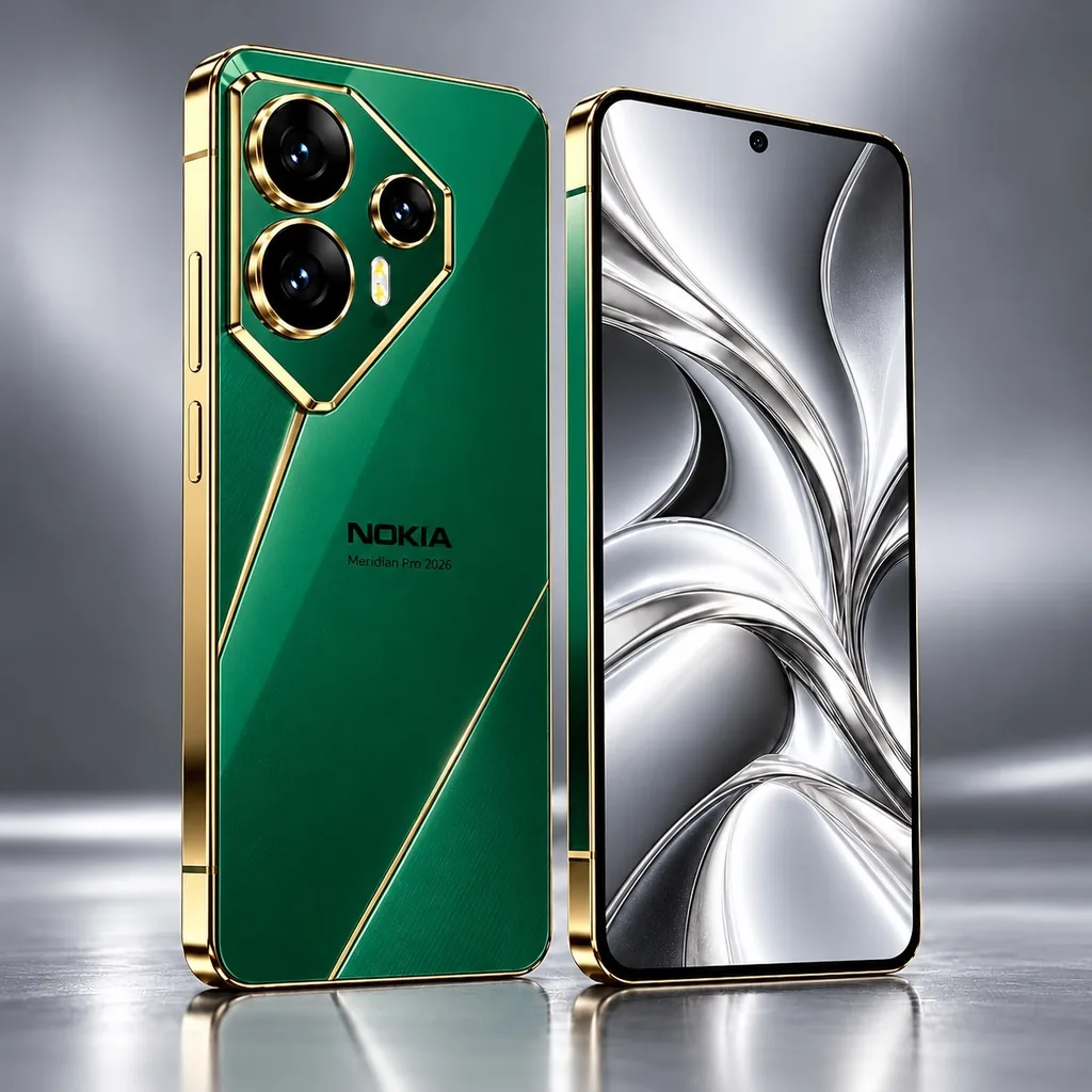 Nokia Meridian Pro 2026 Especificaciones: ¡Cámara de 200MP y batería de 18100mAh!
