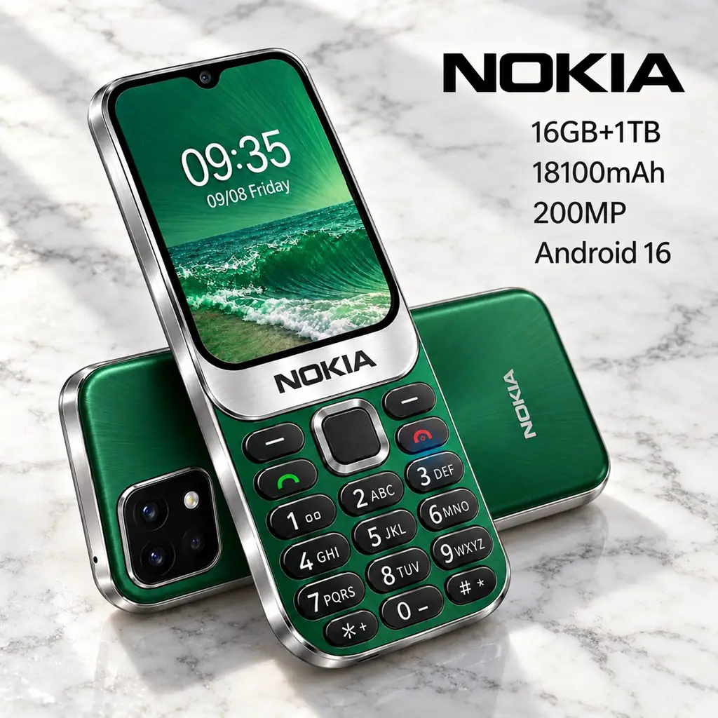 Nokia N95 Max 2026 Especificaciones: ¡200MP y 18100mAh!