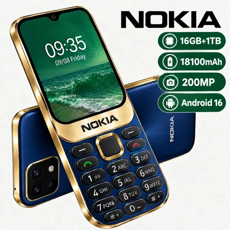 Nokia N95 Max 2026 Especificaciones: ¡16GB de RAM y batería de 18100mAh!
