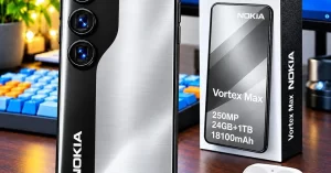 Nokia Vortex Max 2026 Especificaciones: ¡Cámara de 250MP y batería de 18100mAh!
