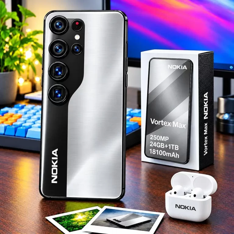 Nokia Vortex Max 2026 Especificaciones: ¡Cámara de 250MP y batería de 18100mAh!